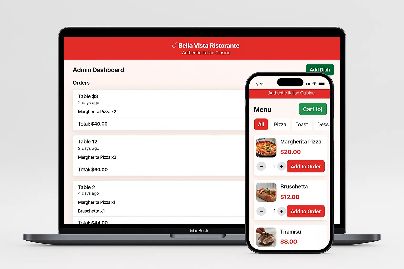 Microservice application example