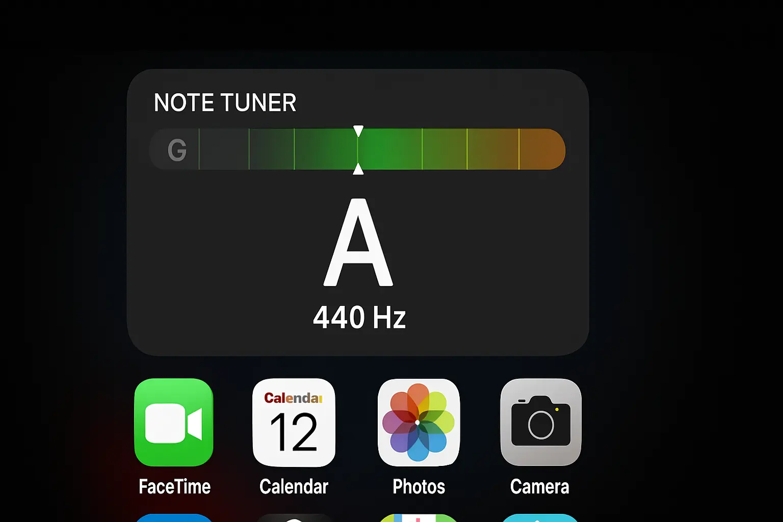 Phone widget example